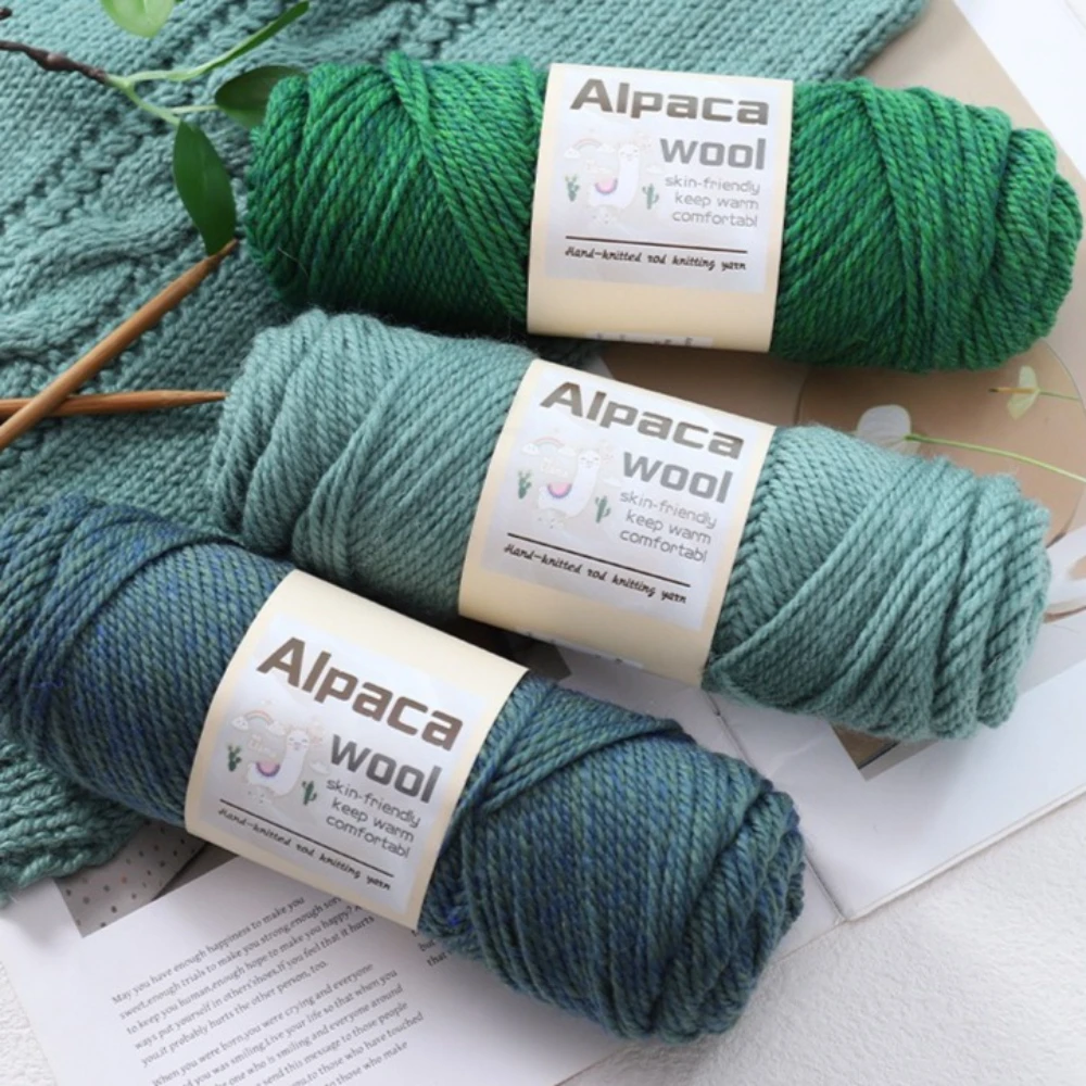75g 1 Ball Alpaca Wool Yarn 245 Wool Medium Coarse Yarn ball hand woven cardigan DIY scarf knitted sweater wool yarn ball