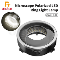 iFixes iL37 Microscope Polarized LED Ring Light Lamp Anti Glare Illuminators Source Eliminating Reflections