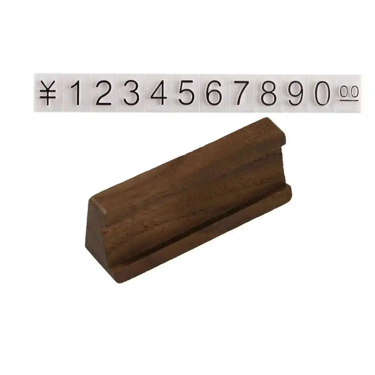 Wooden Base Wood Basic Frame Pricing Kit Adjustable Price Combined Cube Letter Exhibition - Image 4