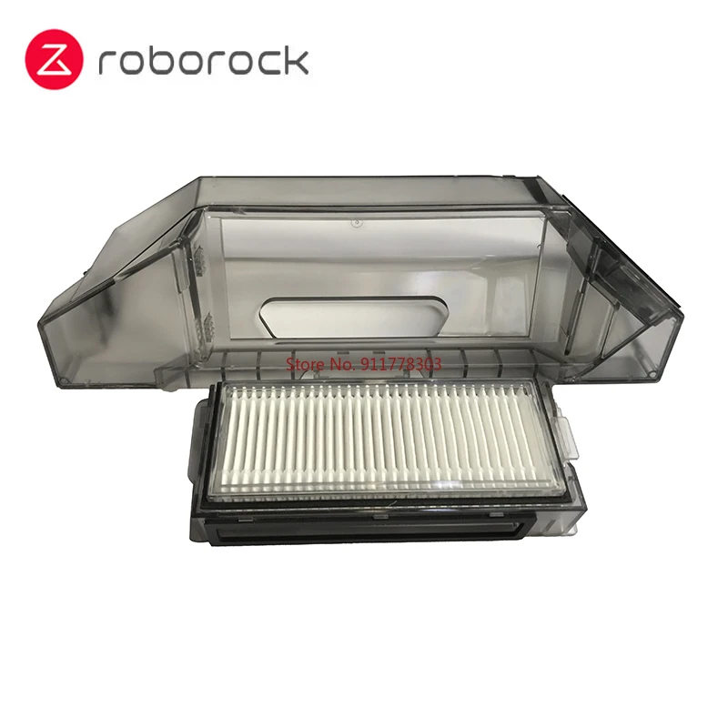 Original Dust Box for Roborock Qrevo Master Qrevo Slim Robot Vacuum Cleaner Parts New Dustbin Box Washable Filter Accessories