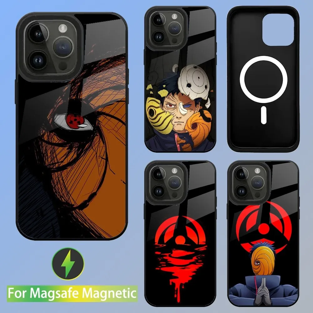 Anime Uchiha O_Obito Phone Case For iPhone 15,14,13,12,11,Plus,Pro,Max Mini Magsafe Magnetic Wireless Charging