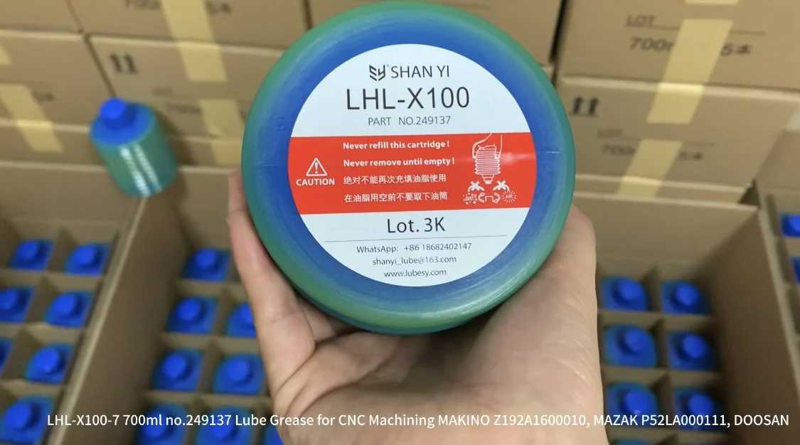 Lube LHL-X100-7 (700ml) CNC Machining No.249137 Grease, for Makino no.Z192A1600010, Oil Pump