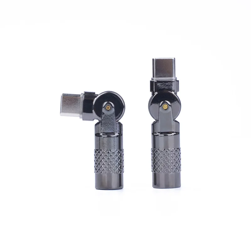 

Bend Rotating Charging Zinc Alloy Adapter Type-C To Type-C Adapter 60W Overcharging Conversion