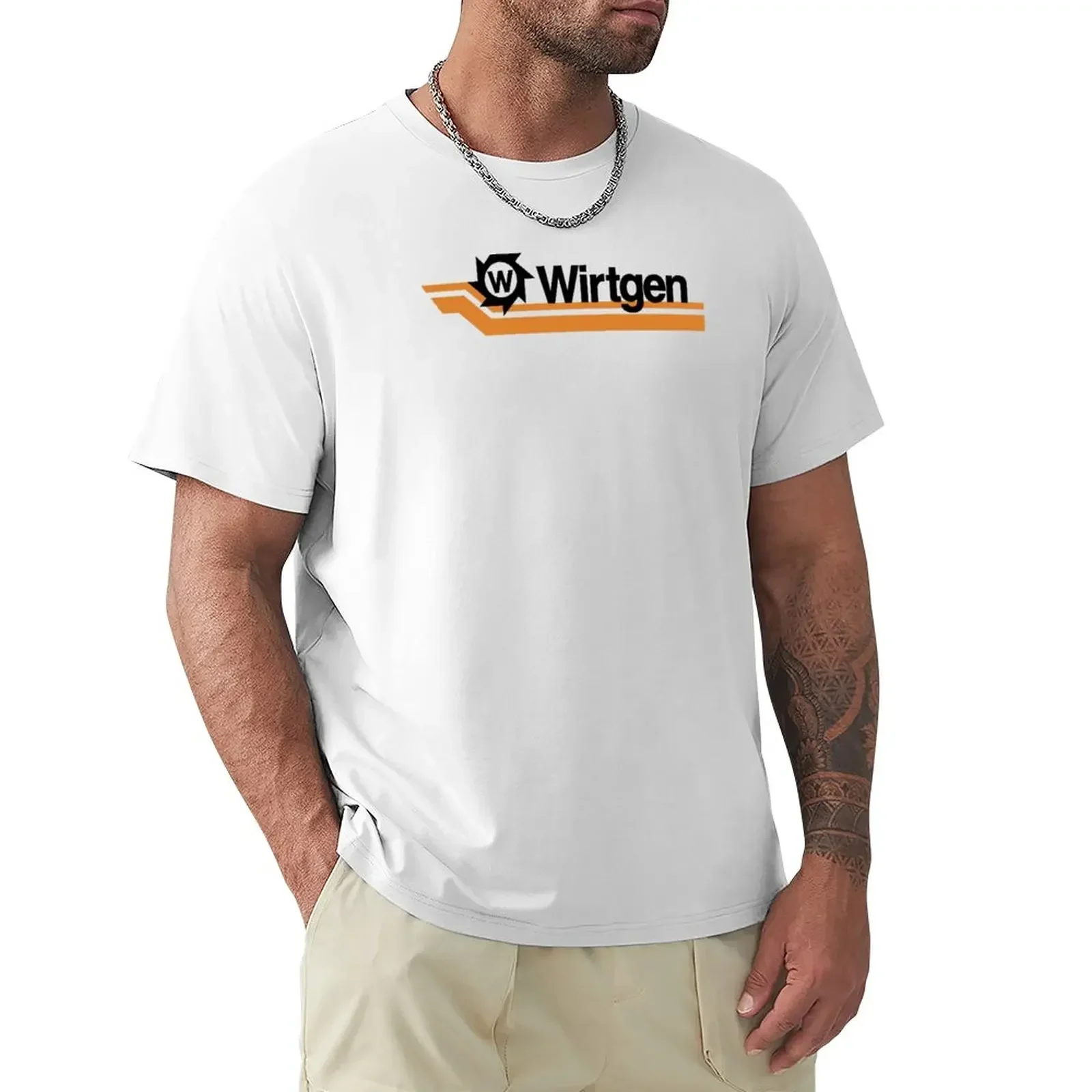 

Classic Wirtgen logo T-Shirt sports fans heavyweights blanks basketball graphic tees outfits for men