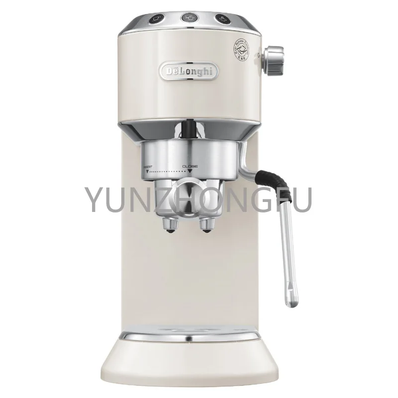 Semi-automatic Coffee Machine Ec885.cr Stainless Steel Milk White Manual Steam Stick Milk Foam