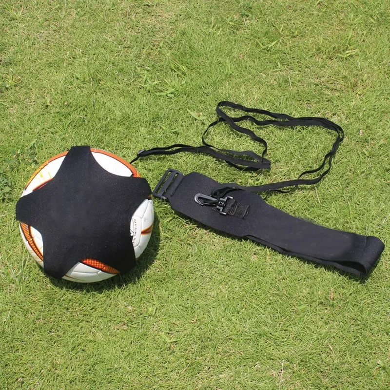 Cinturón de entrenamiento de fútbol, cinturón para patadas de balón de fútbol para adultos y niños, estera de entrenamiento de fútbol, equipo de entrenamiento sin pelota