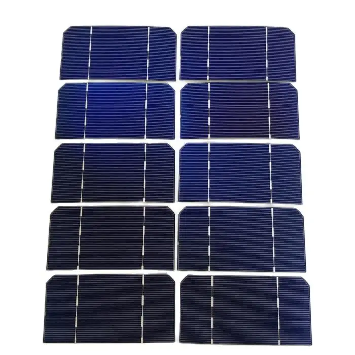 Mono Cristalino Células Solares, 12V 24V, 125mm * 62.5mm, 1.4W 0.5V, DIY Painel Solar Fio Barramento Fio, 50Pcs