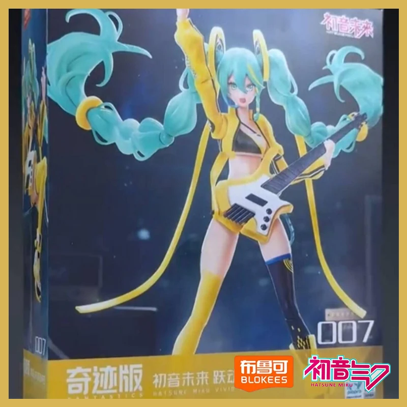 

Hatsune Miku New Hot Blokees Block 17th Sakura Anniversary Movable Model Ornaments Assembled Educational Toys Collection Gifts
