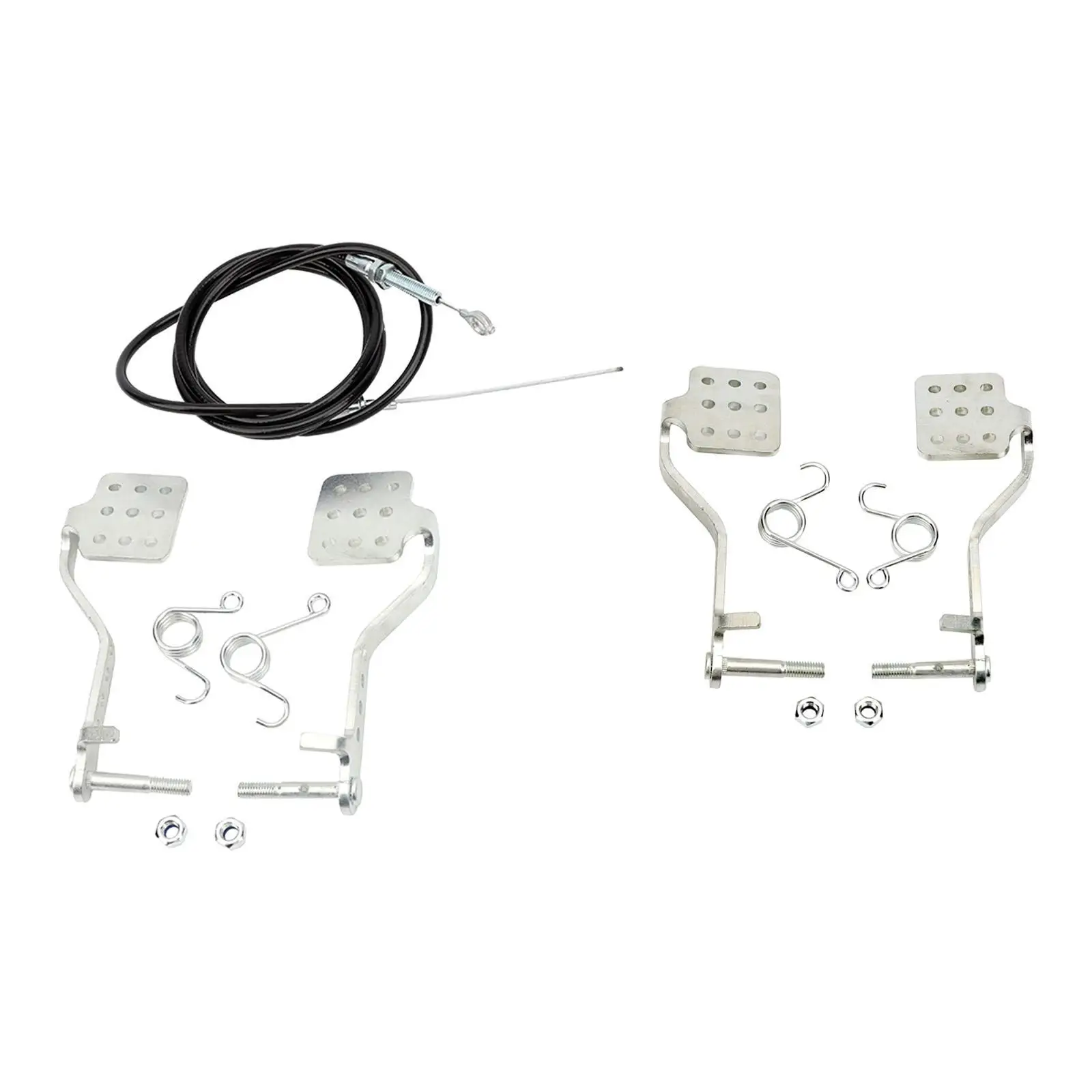 Go Kart Pedals Replacement Spare Parts Sturdy Throttle Cable Spring for 212cc Drift Trike Azusa Fun Kart Road Rocket Carter