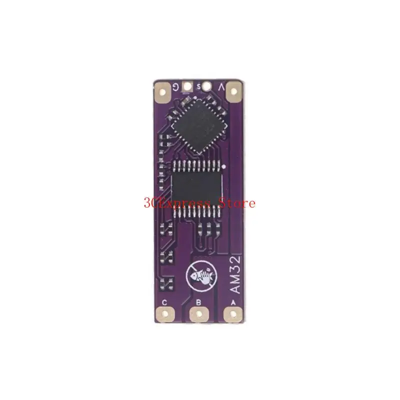 Efisiensi 2-4S 32bit ESC AM32 40 A Dukungan Regulator Kecepatan Daya Sinyal PWM