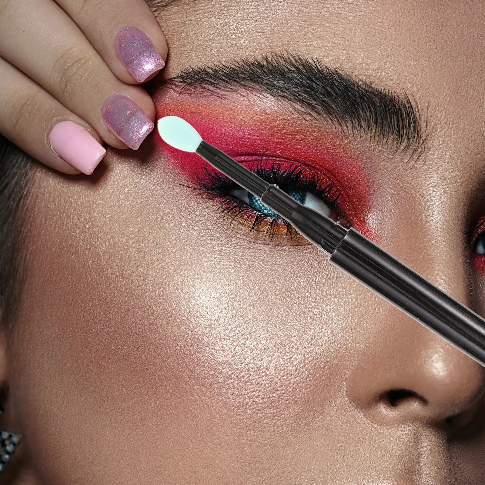 12 Pennelli per Labbra in Silicone Morbido, Design Ergonomico, Applicatori Portatili per Lucidalabbra, Balsamo, Maschera, Applicazione Precisa del Trucco