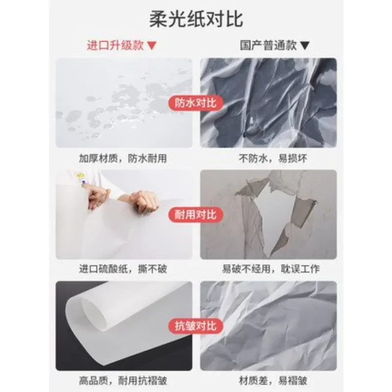 Paper photography Soft paper photography Soft screen photography Butter paper Large model Background filter Cloth Flag board