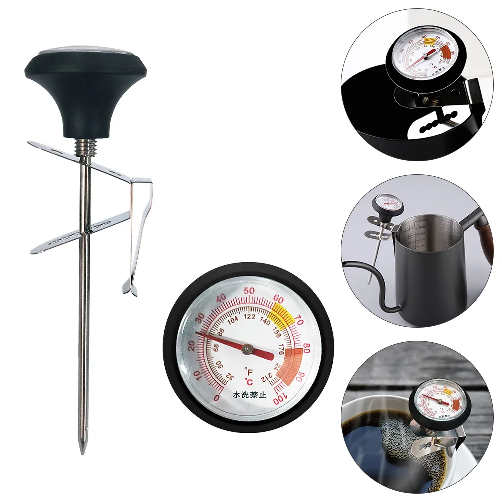 

Thermometer Clip Set Stainless Steel Probe Meat Cooking Grilling Pizza Steak Accurate Temperature Kitchen Tool Lightweight