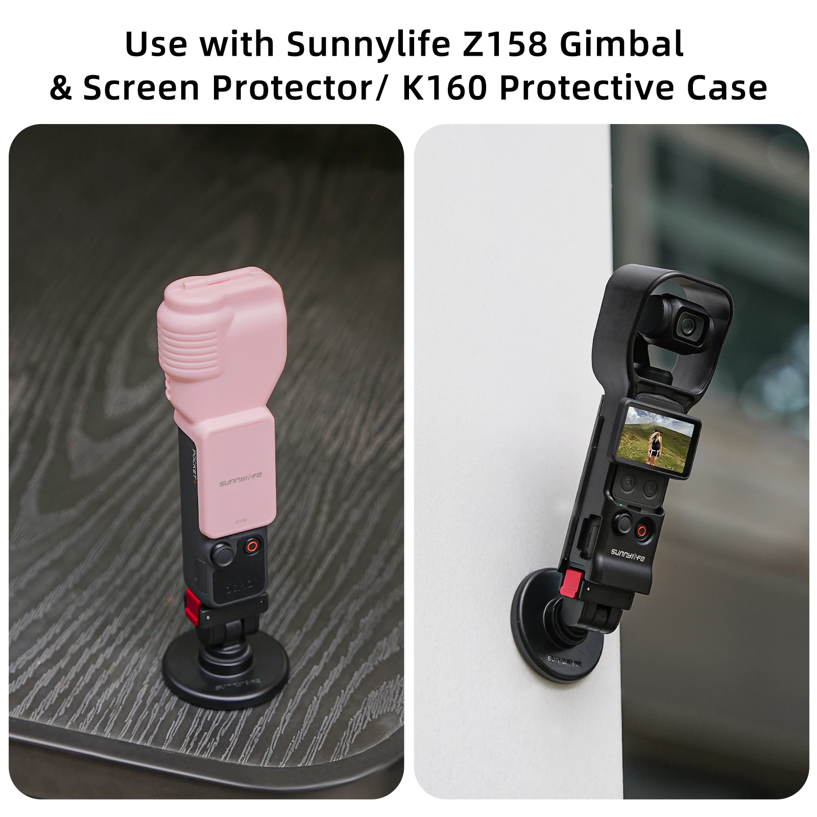 Für DJI OSMO Pocket 4/3 Magnetisch Verstellbare Halterung Magnetische Schnellverschluss-Halterung Kamera-Zubehör
