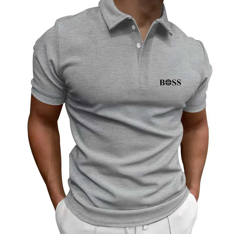 2025 Golf, Polo de negocios de lujo de alta calidad para hombre, camiseta estampada de verano para hombre, camiseta de secado rápido para correr y Fitness al aire libre