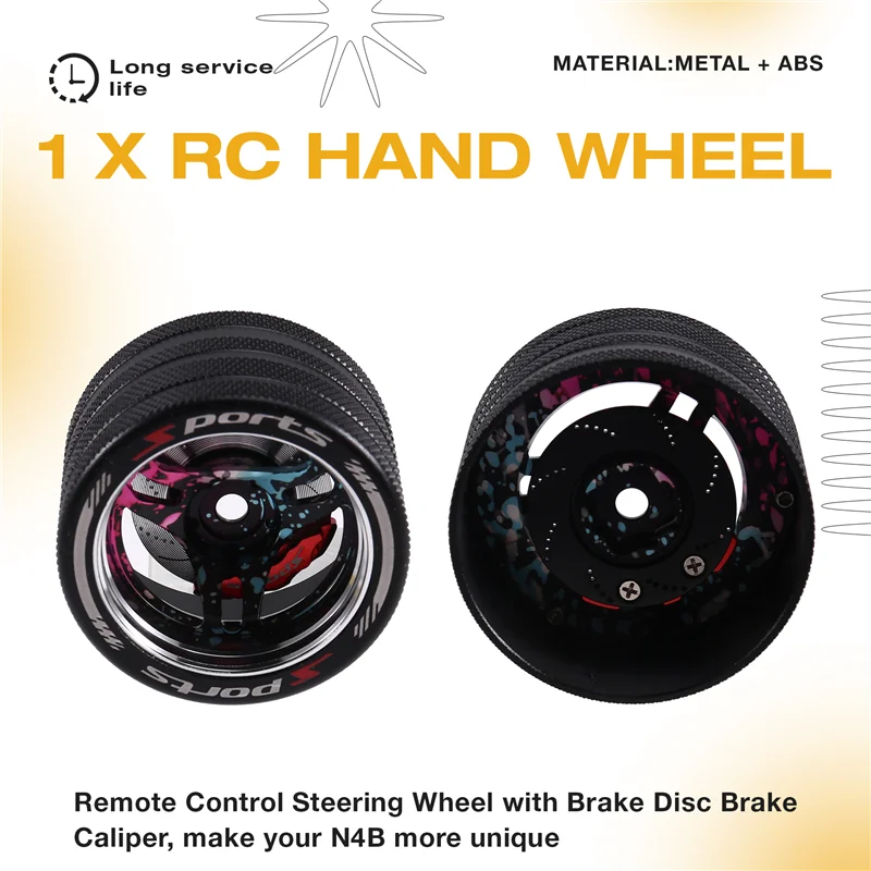 

B78B-Steering Wheel Handwheel Remote Control For RC For FLYSKY Nb4pronb4 Nb4lite/FUTABA 4PX 7PX 10PX/MT4 MT5 M12 M17