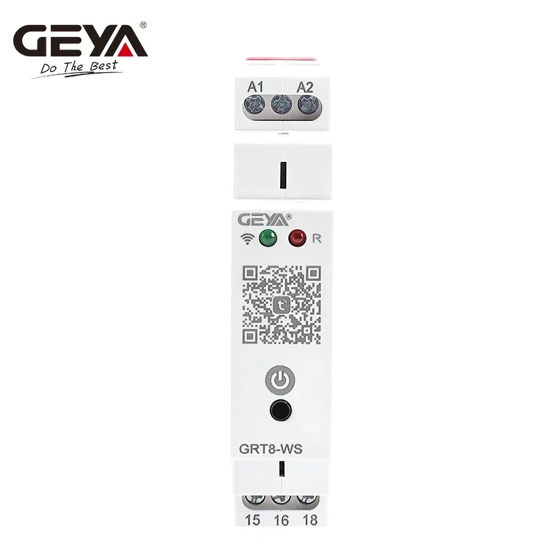 GEYA GRT8-WS WiFi Smart Home Remote Control Switch 16A AC/DC110-240V Time Control Relay TUYA WiFi Time Switch