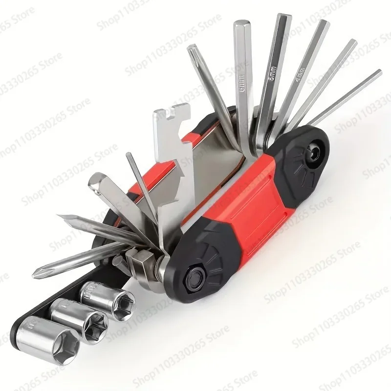 

16 in 1 multifunctional socket wrench set, designed for quick rotation, suitable for household and automotive repair tools