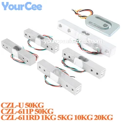 Electronic Scale Aluminum Alloy Weighing Sensor Load Cell Electronic 1kg 5kg 10kg 20kg 40kg 50kg for Kitchen CZL-611RD CZL-611P