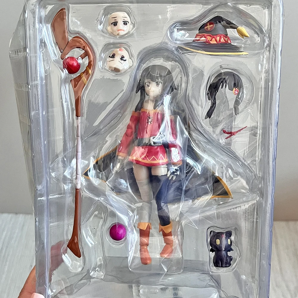 Figura de Anime Sekai Figma 407, Konosuba Megumin Bless This Wonderful World 2, modelo hecho a mano, muñeca de juguete, regalos de cumpleaños