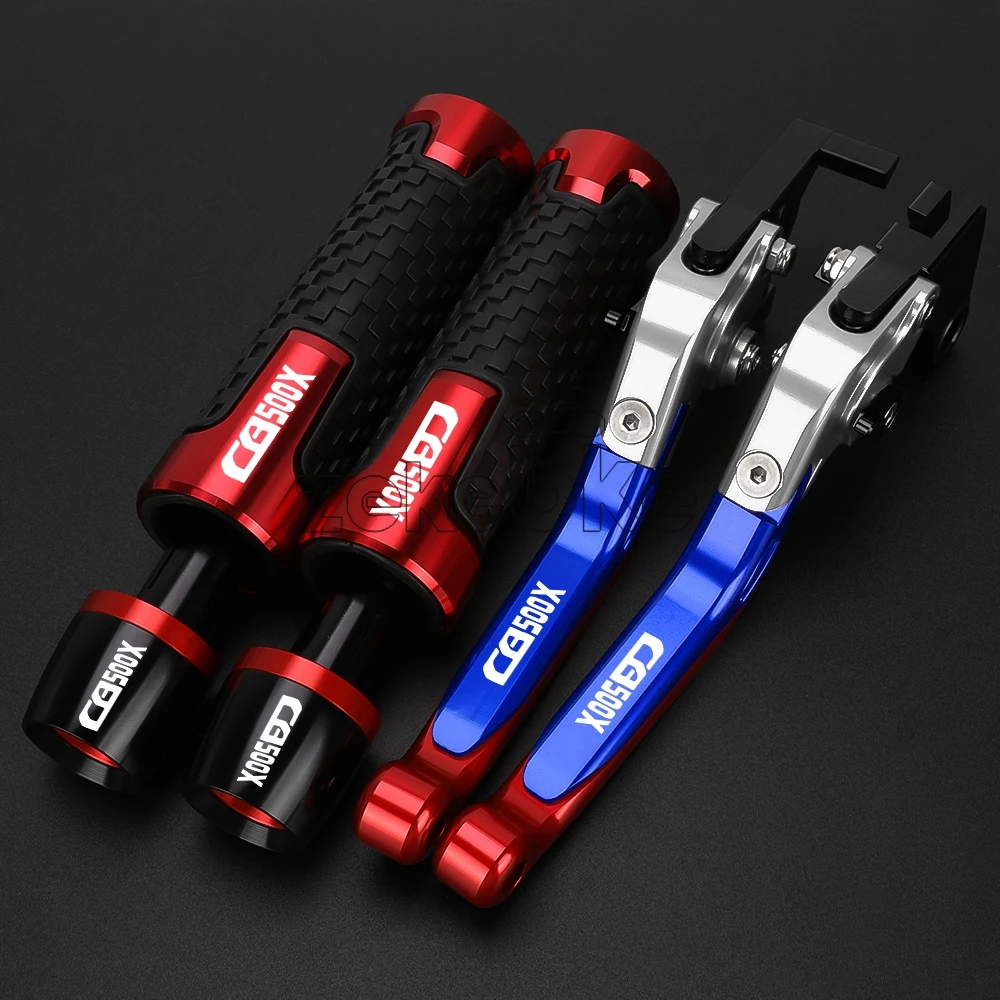 Accessories Adjustable Brake Clutch Levers Handlebar Grips Motorcycle FOR HONDA CB500X CB500F CBR500R 2013-2018 2017 2016 2015
