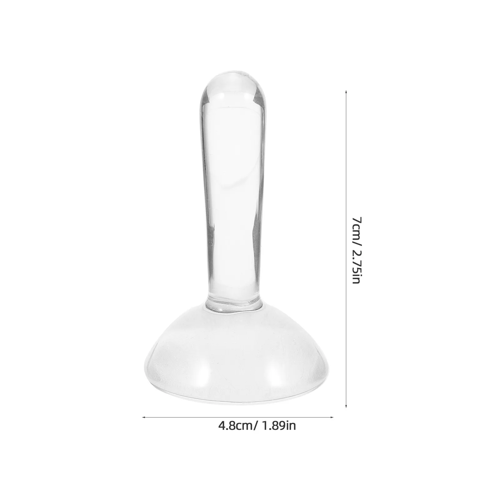 Glass Muller Pigment Grinding Pestle Portable Lightweight for Oil Painting Watercolor Grinding Pestle Art Painting Tool