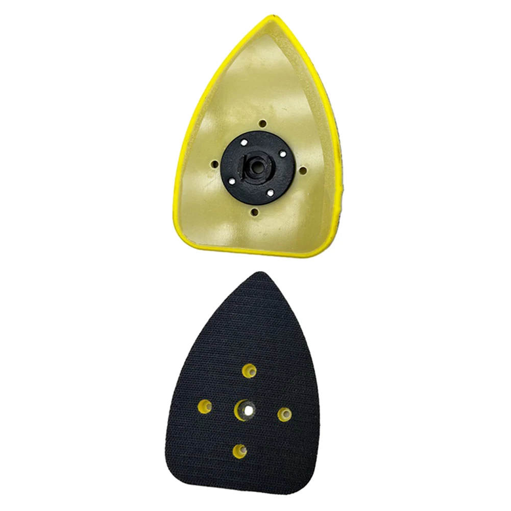 Triangle Backup Lixadeira, Backing Pad para Moagem, Polimento, Carros, Móveis, Turbinas Eólicas, Hardware, 90x130mm, 1Pc