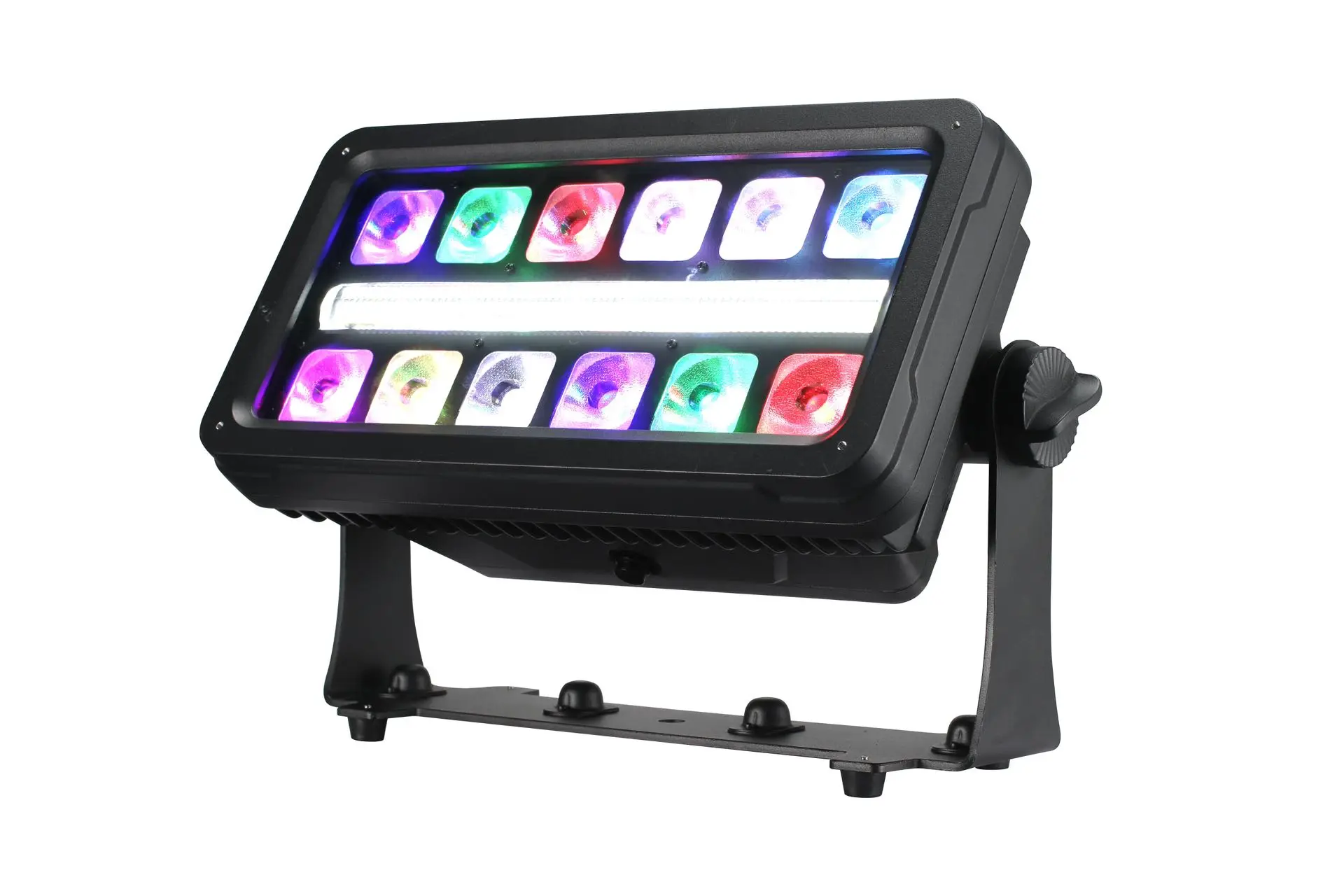 12x20W RGBW IP65 Waterproof LED Strip Light with Strobe Wash Effect Pixel Control for Concerts Pubs Bars & DJ Use