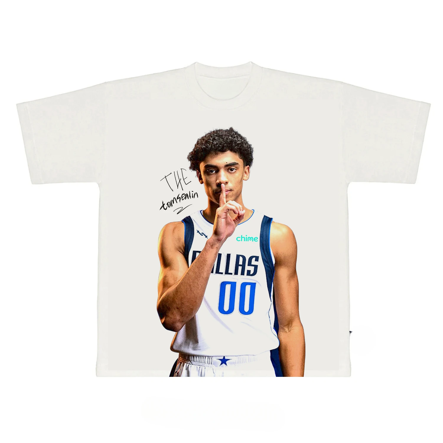 

2025 new Kristi original design American short sleeve T-shirt loose and comfortable round neck street basketball