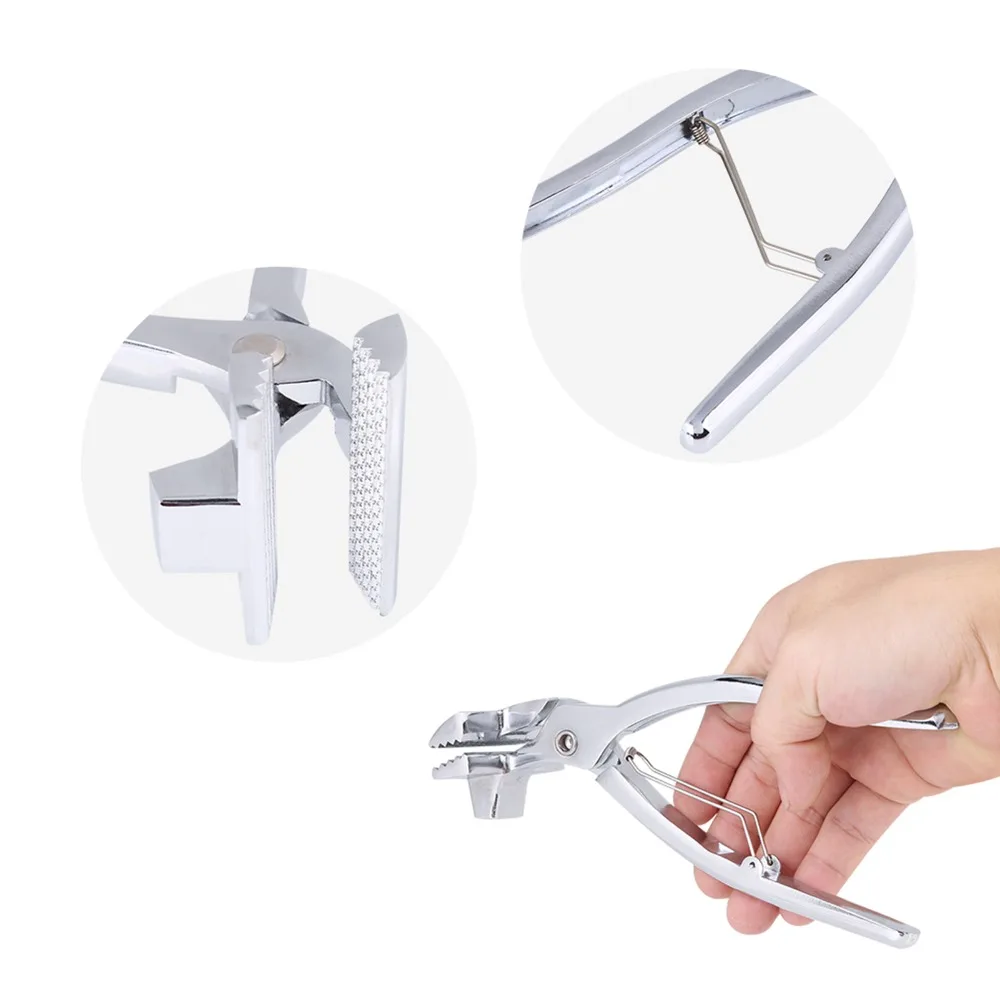 Zinc Alloy Material Canvas Stretching Pliers Anti-slip Handle Chrome Plated Canvas Pincers 2.3in Spring Return