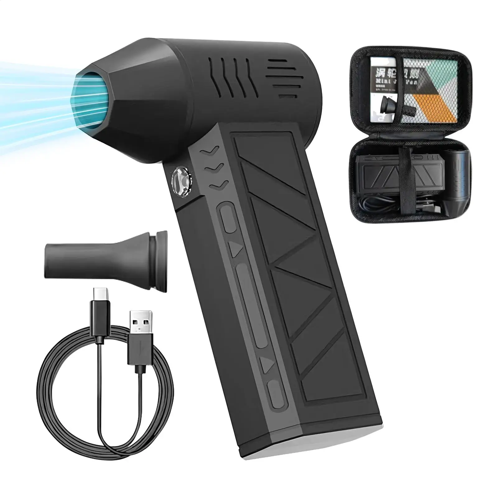 

Пылесос со сжатым воздухом, регулируемый вентилятор, турбовентилятор, воздушная тряпка, ручная портативная сушильная машина, 3-ступенчатая регулируемая сушильная машина для очистки