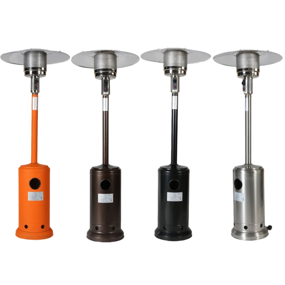 

2.3m(h) Freestanding Garden Patio Heater Standard Gas Propano Electric Halogen Tube Mushroom Umbrella Shape Outdoor for Gas