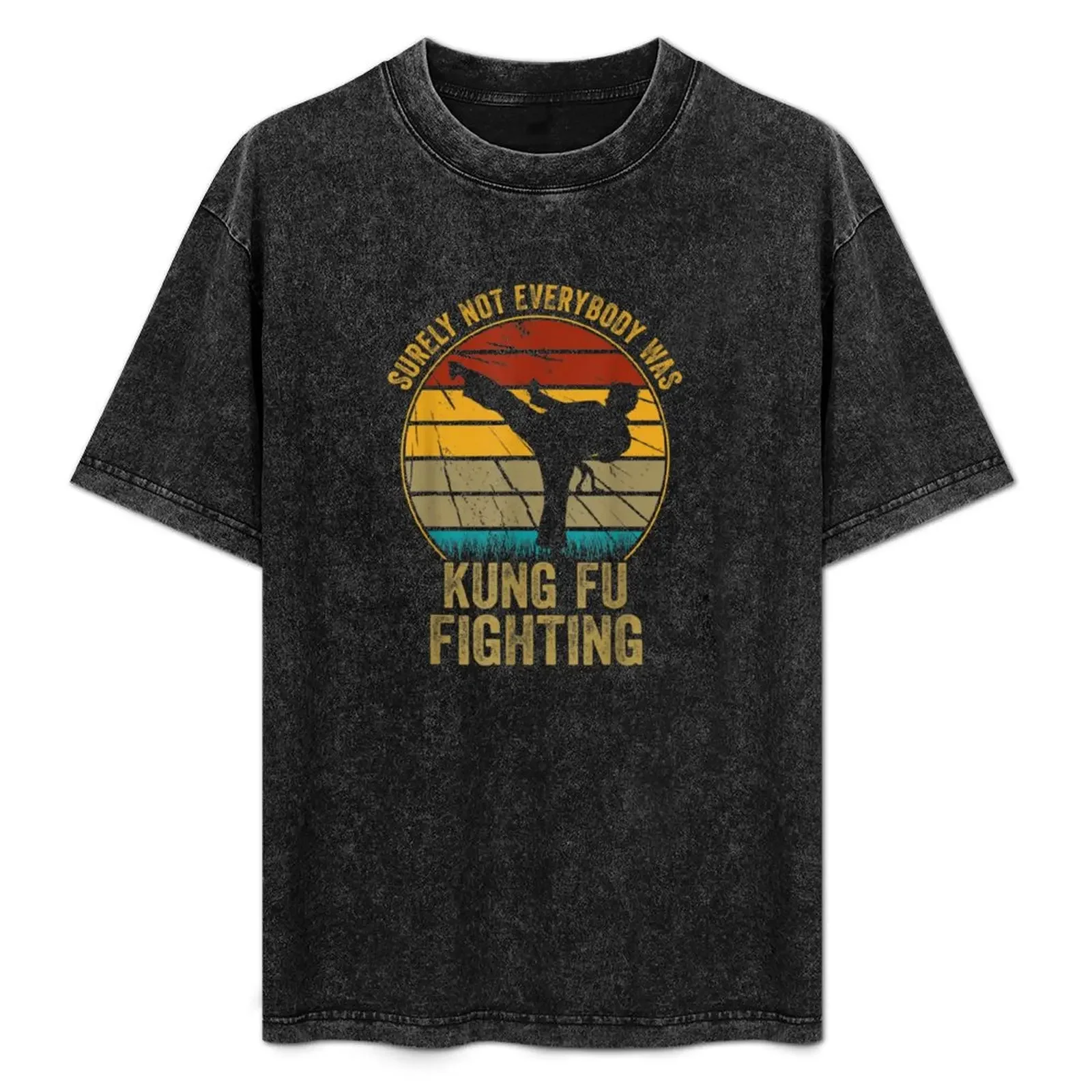 

Surely not Everybody Was Kung Fu Fighting T-Shirt vintage t shirts Funny t-shirts cute clothes men workout shirt