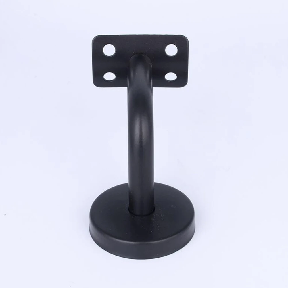 

6pcs Staircase H rail Brackets Black Banister Supports for Indoor Stairs DIY Corridor Stainless Steel Anti Corrosion Stable