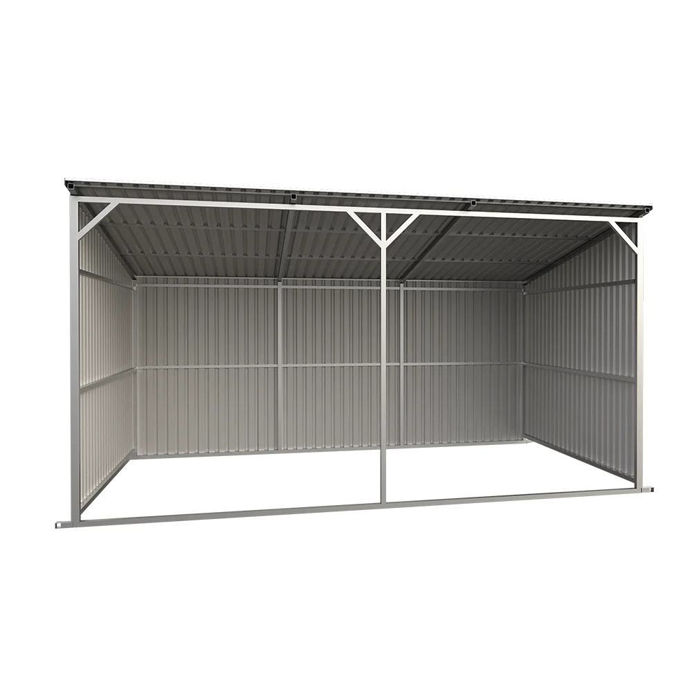 

Durable Livestock Shelter Metal Shed Backyard Shed