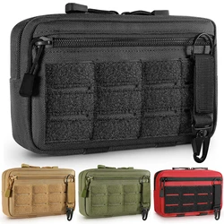 Molle Admin Pouch Utility EDC Tool Pouch Hunting Bag Horizontal Modular Pouch Chest Waist Pack EMT Orgaznier Bag for Outdoors