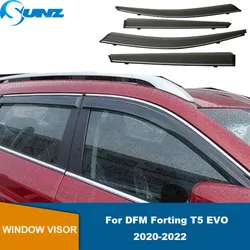 Window Deflector For DFM Dongfeng Forting T5 EVO 2020 2021 2022 Door Visor Window Visor Weathershields Sun Rain Guard Deflectors