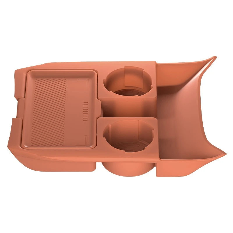 Adequado para caixa de armazenamento azul profundo s07 com material de silicone no nível inferior do painel de controle central acessórios do carro