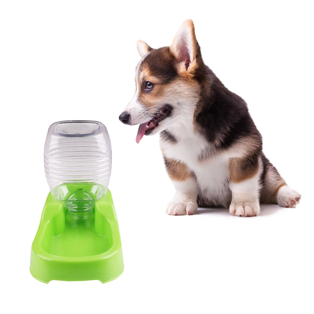 

500 Ml Drinking Bowl Gravity Waterer for Dogs Pink Automatic Sepf Fountain Dispenser Puppy Self Portable