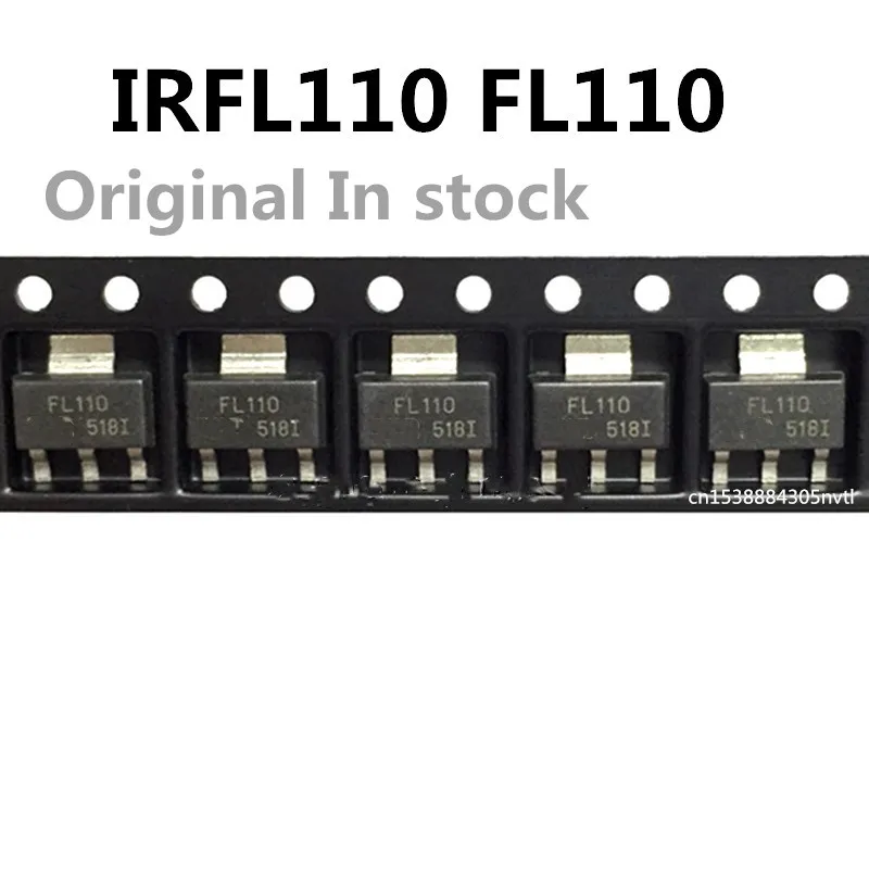 Original 10Pcs/IRFL110TRPBF IRFL110 FL110 SOT-223 1.5A/100V MOSFET