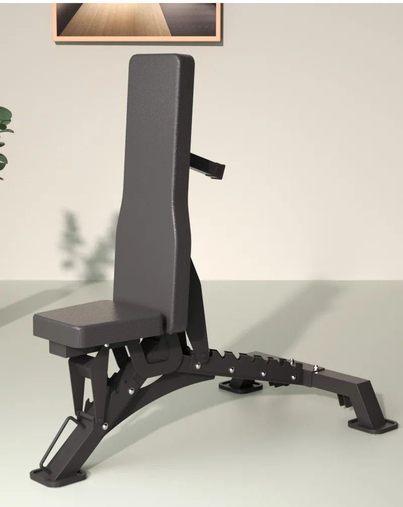 

Commercial-Home Use Adjustable Gym Bench with Custom Logo Metal Sit-Up Bench Stable Durable Weight Rack