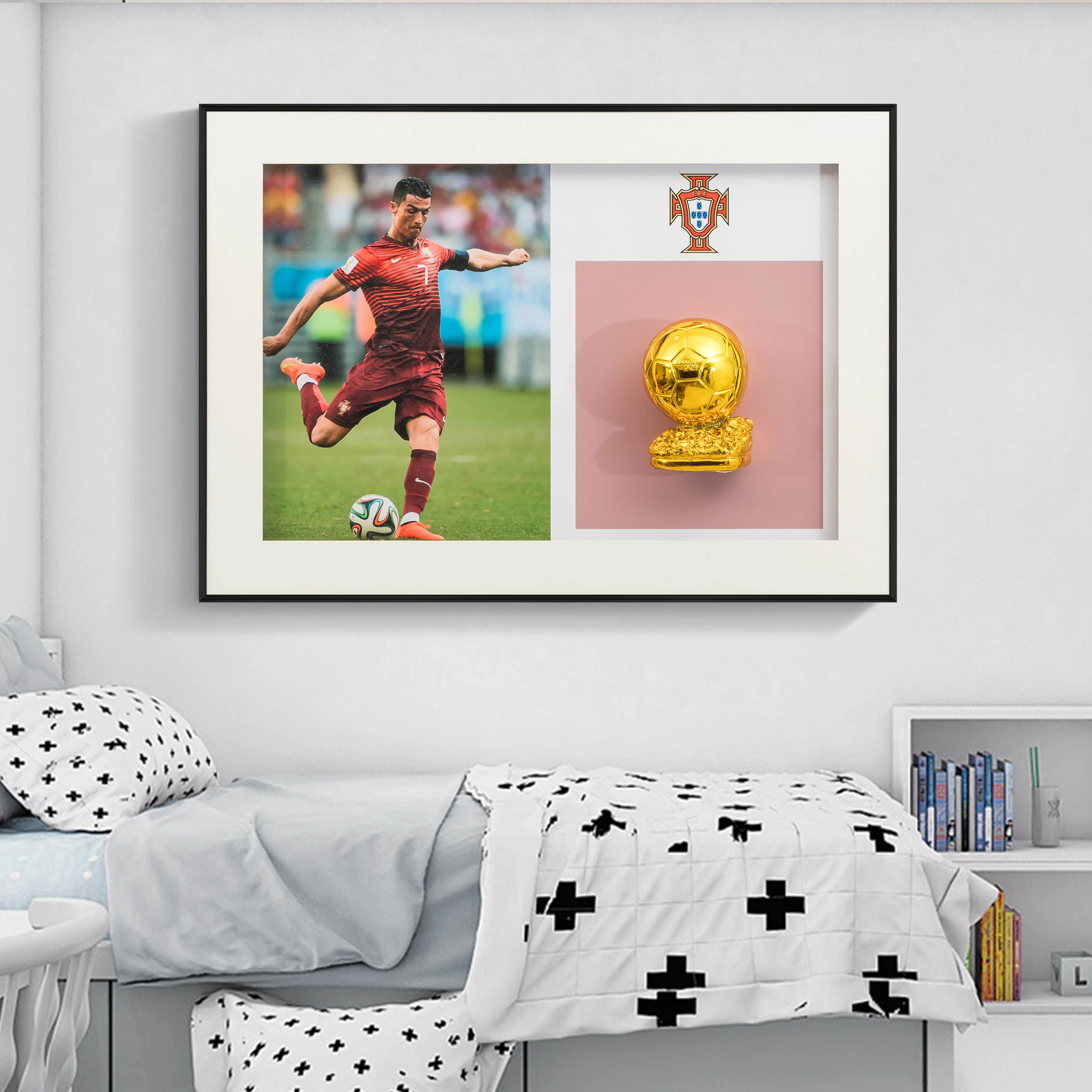 

-For Football Star Decorative Painting Various Football Trophies Hanging Paintings Factory Price Abstract Wall Art&