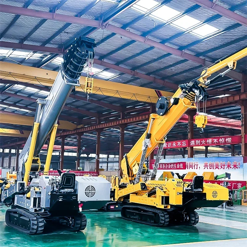 Customizable Electric Spider Crane with Dual Fuel System  Importer  and Distributor