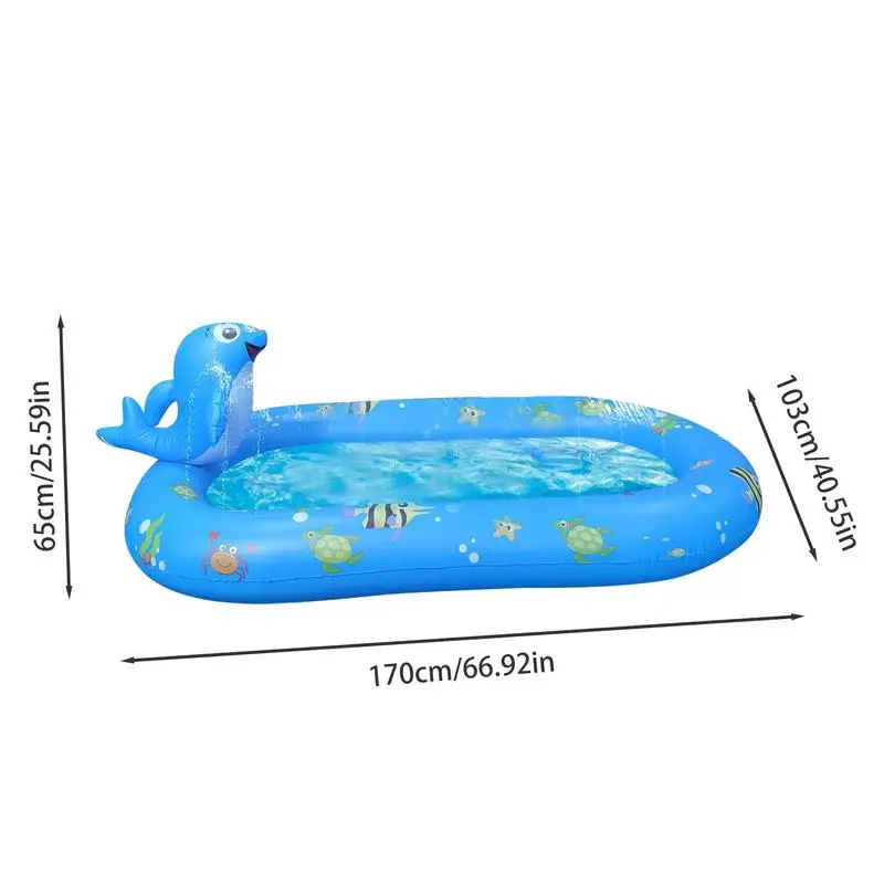 Children Play Spray Mat Inflatable Water Sprinkler Pad Outdoor Beach Game water Toy Lawn Swimming Pool Mat Kids Toys Gifts