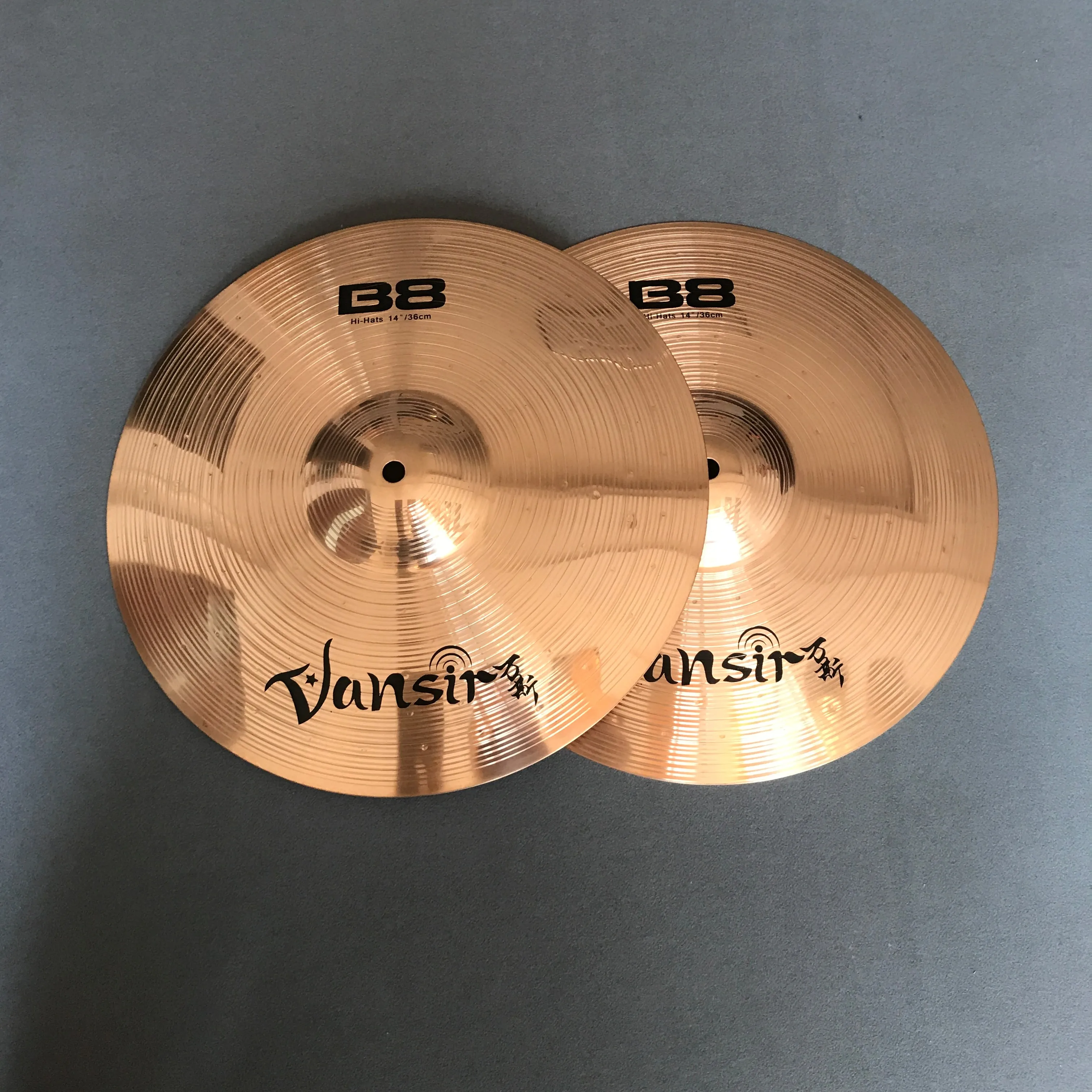 

Drum Set Handmade B20 Cymbal 80% Copper + 20% Tin Professional Sound High Grade 14HH 16 18 20 Percussion Instrument