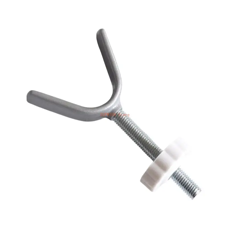 

U50F 2PCS Y Shaped Spindle Rod Gate Banister Adapters for Pressure Mounted Baby Gate with Rubber Padded End