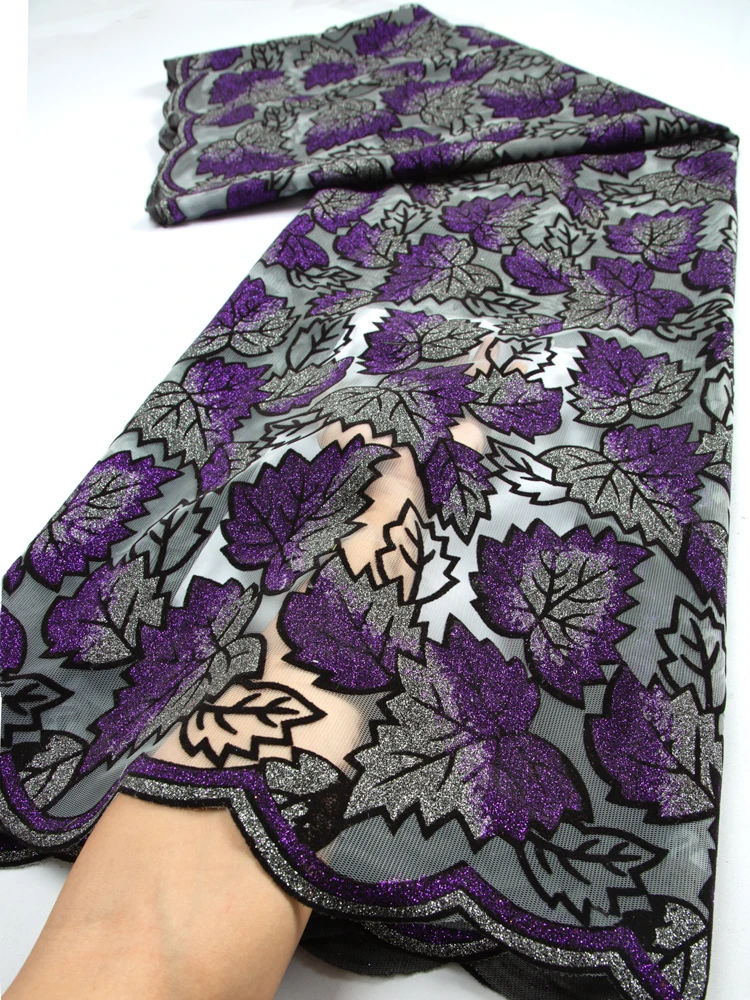 Tissu africain en dentelle avec paillettes pour mariage, avertissement, flash batik, nigwin, ankara, nouvelle arrivée, TY3020, 2022