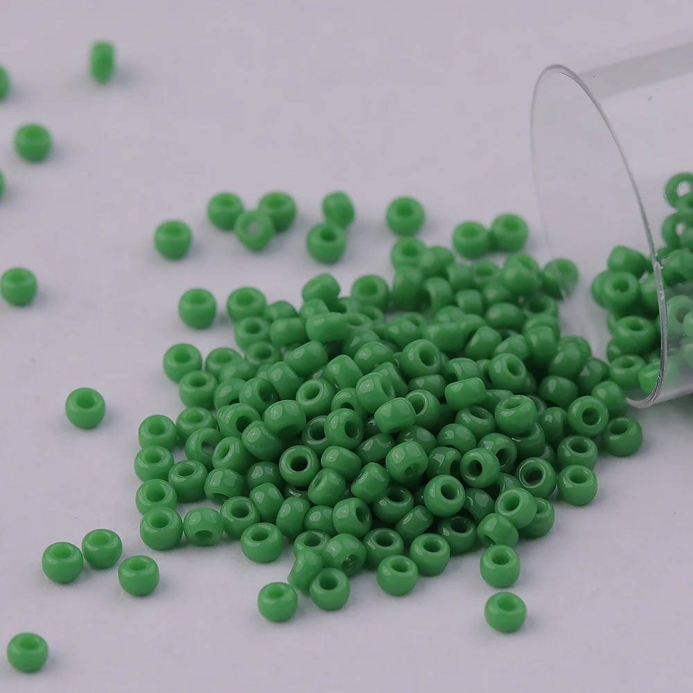 

Miyuki Solid Color Luster Round Beads for Needlework Japan Glass Beads for DIY Jewelry Making Materials