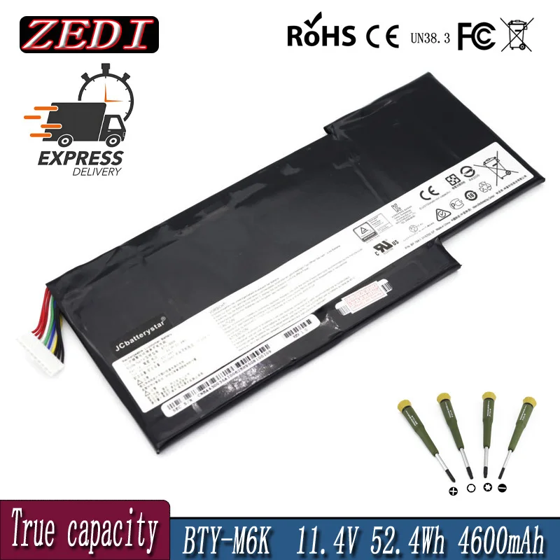 ZEDI BTY-M6K Original Laptop Battery for MSI MS-17B4 MS-16K3 GF63 Thin 8RD 8RC GF75 Thin 3RD 8RC 9SC GF65 Thin 9SE/SX Thin 10SDR