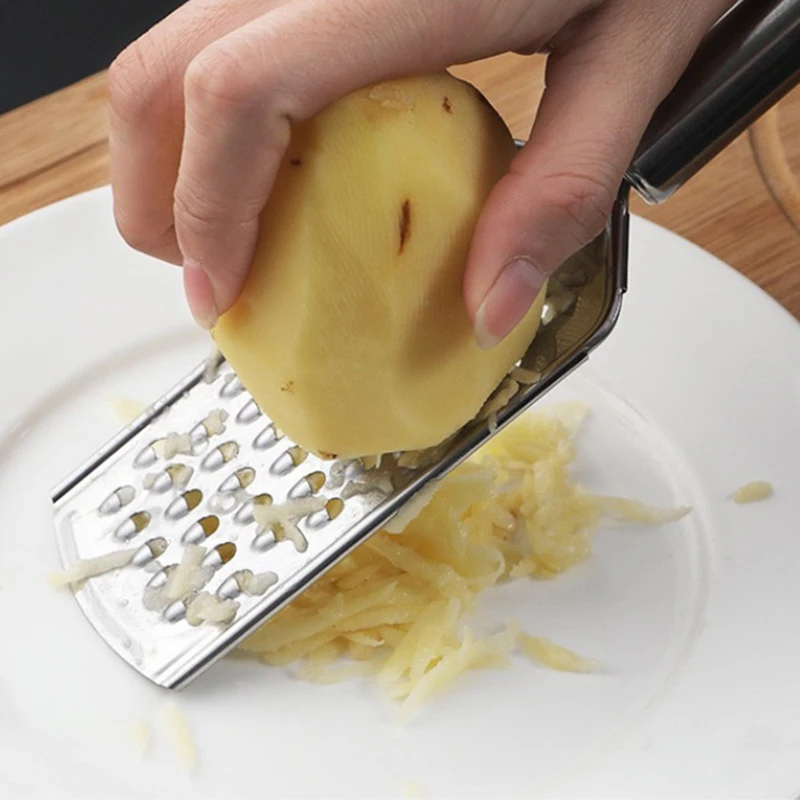 Rallador microfino - Mango de acero inoxidable para rallar queso duro, zanahoria, jengibre y limón